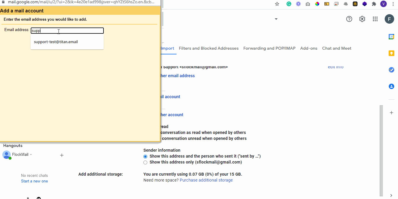Configuración correo corporativo en gmail