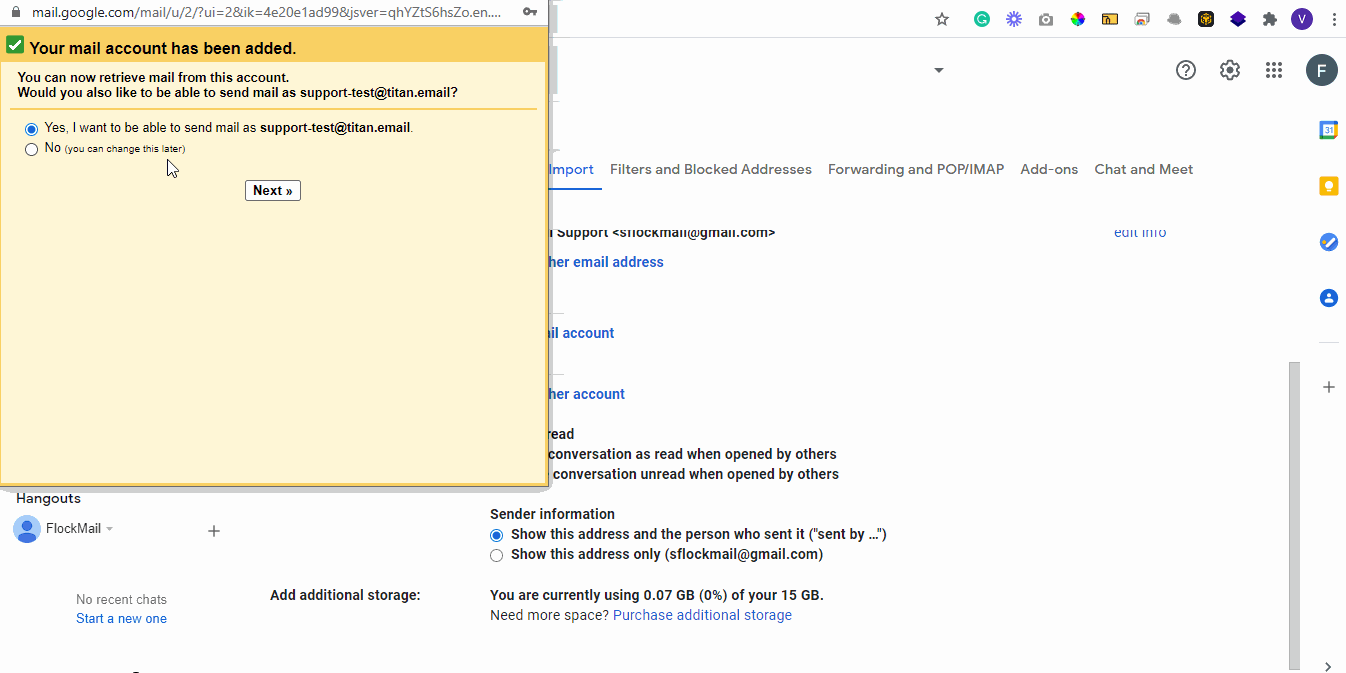 Configuración correo corporativo en gmail