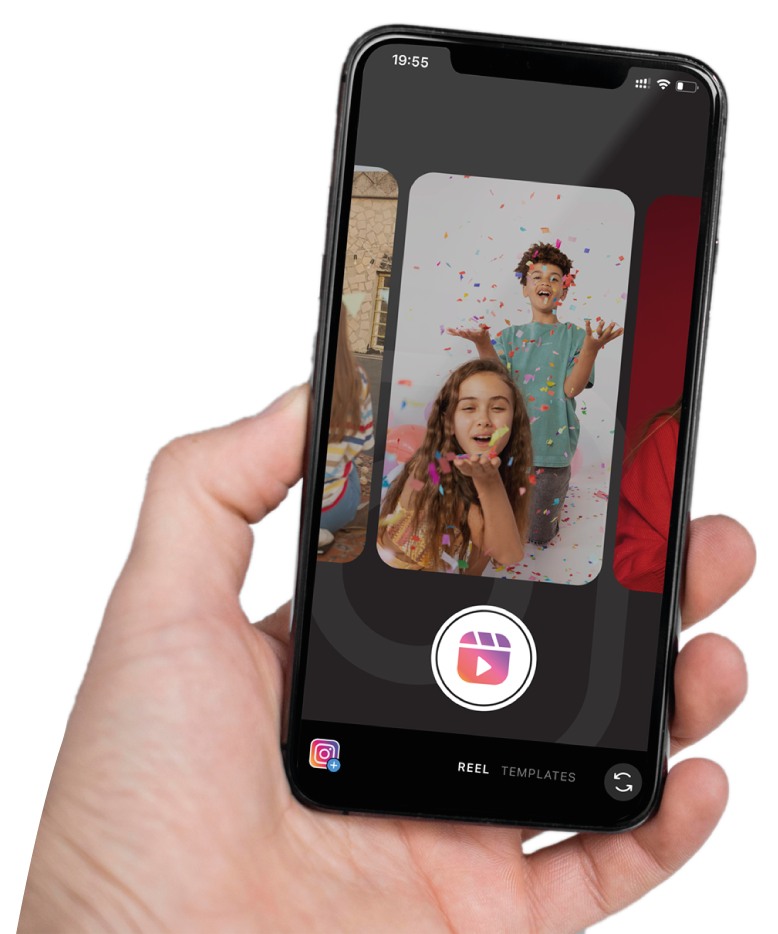 Creación y edición de reels para redes sociales