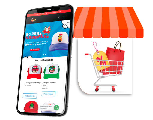 Servicio tienda virtual Publicidad Virtual