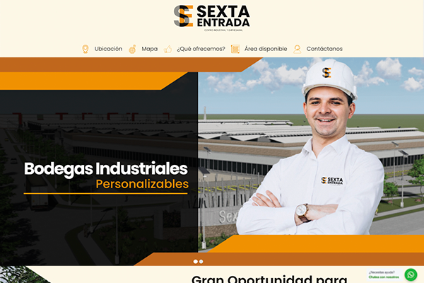 Diseño de landing page Sexta Entrada Diseño de landing page Sexta Entrada